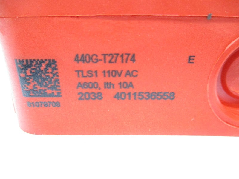 ALLEN BRADLEY 440G-T27174 SER. E 110VAC 10A (NO KEY)(BR/WH) NSMP