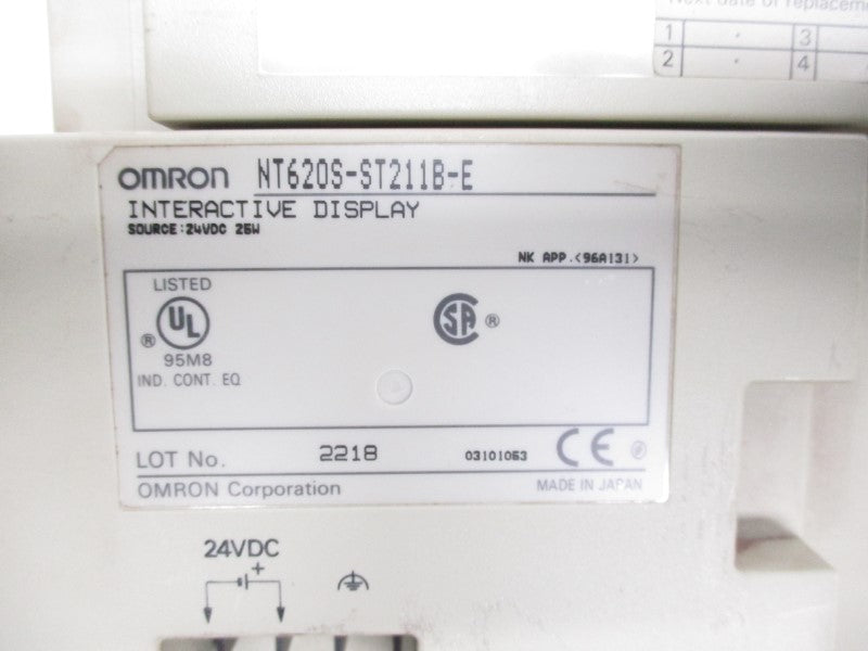 OMRON NT620S-ST211B-E 24VDC UNMP