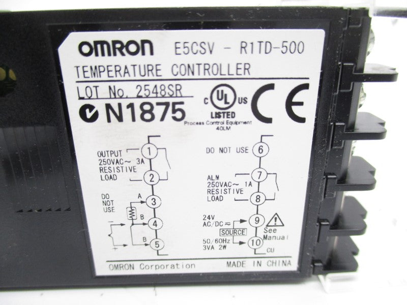 OMRON E5CSV-R1TD-500 24VAC/DC NSMP