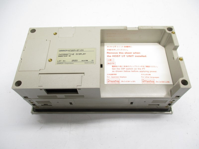OMRON NT20M-DT131 24VDC (AS PICTURED) NSNP