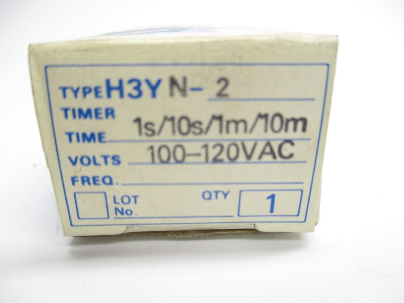 OMRON H3YN-2 100-120VAC 5A 0.1S-10M NSMP