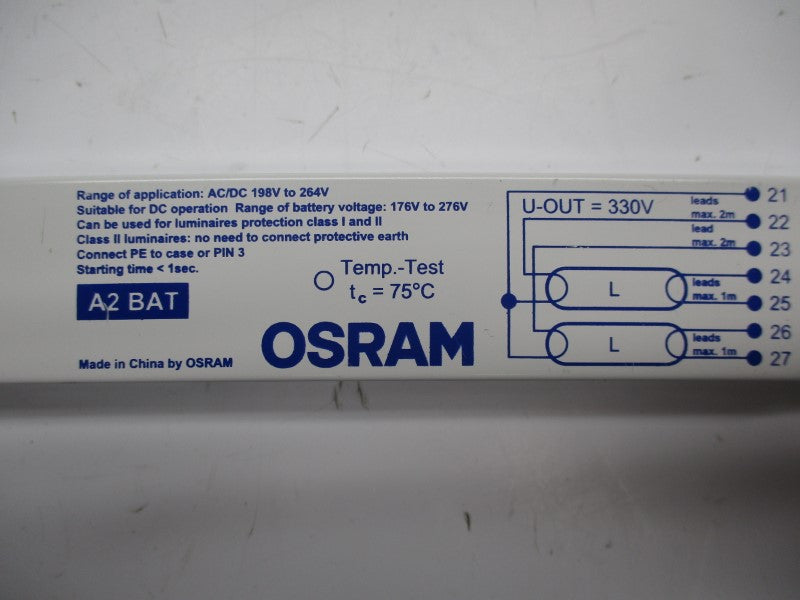 OSRAM QTI2X28/54/35/49GII 198-264VAC/DC 0.51A NSNP