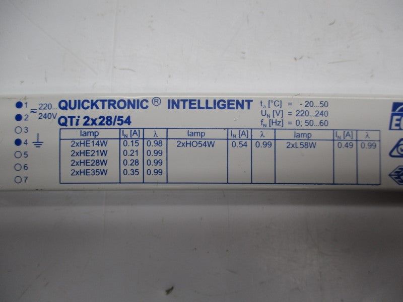 OSRAM QTI2X28/54 198-264VAC/DC 0.35A NSNP