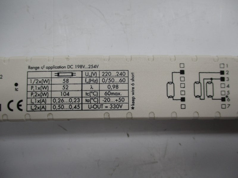 VOSSLOH SCHWABE ELXE258.222 198-254VDC 0.50-0.45A NSNP