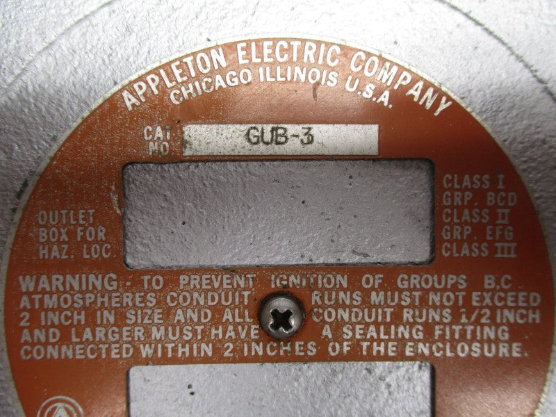 APPLETON GUB-3 NSNP
