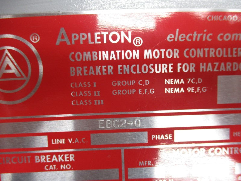 APPLETON EBC2-Q NSNP