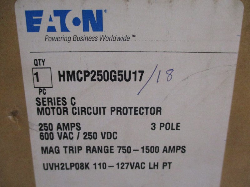 EATON HMCP250G5U17 SER. C 600VAC 250A NSMP