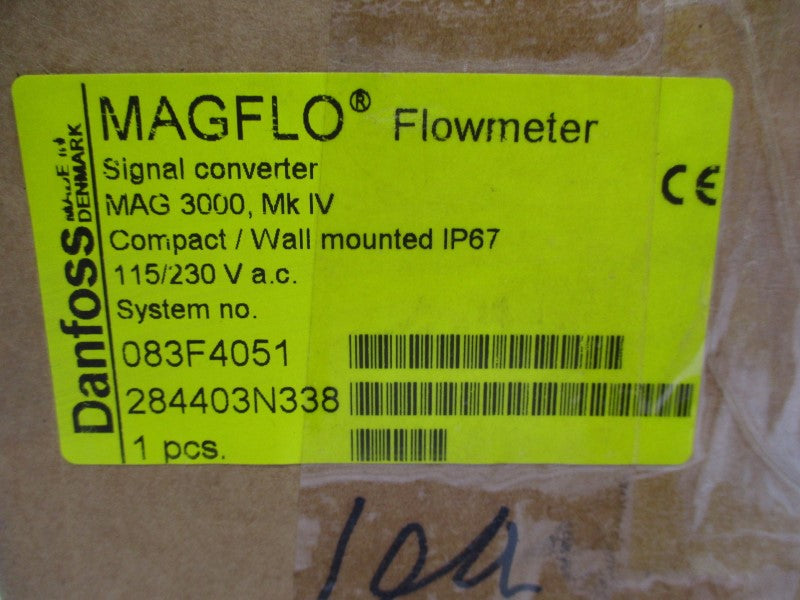 DANFOSS MAG3000 083F4051 115-230VAC NSMP
