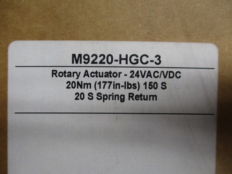 JOHNSON CONTROLS M9220-HGC-3 24VAC/DC NSMP