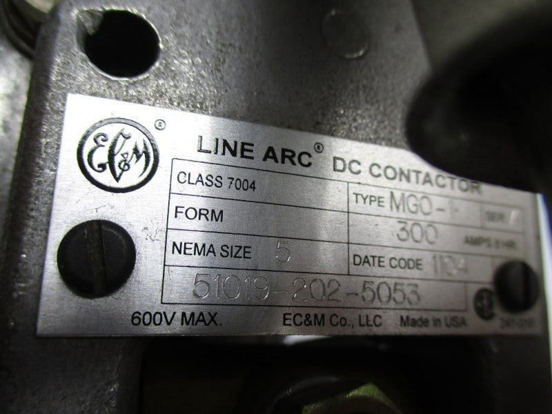 EC&M 7004MGO-1 SER. A 600V 300A UNMP