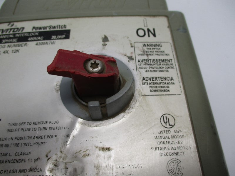 LEVITON 430MI7W 480VAC 30A (AS IS) UNMP