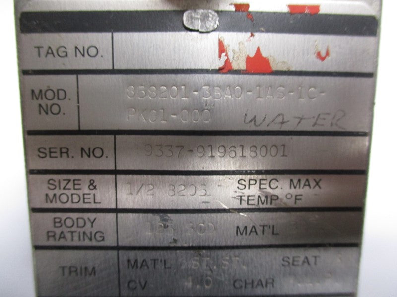 HONEYWELL 858201-3BA0-1AS-1C-PKG1-000 100PSI 3/4" UNMP