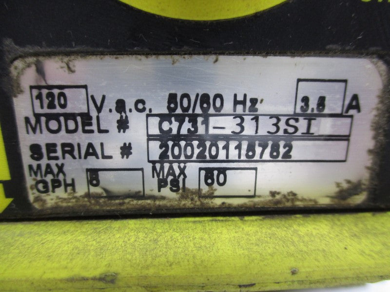 LMI C731-313SI 120VAC 3.5A 60PSI UNMP