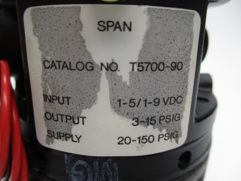 FAIRCHILD T5700-90 1-9VDC 20-150PSI NSMP