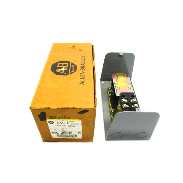 ALLEN BRADLEY 849-ZAD32 SER. B 110-120V (AS PICTURED) (BR/WH) NSMP