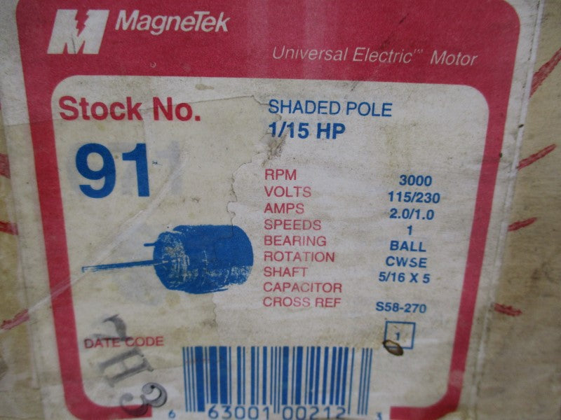 MAGNETEK JB1R048N 115/230V 2.0/1.0A NSMP