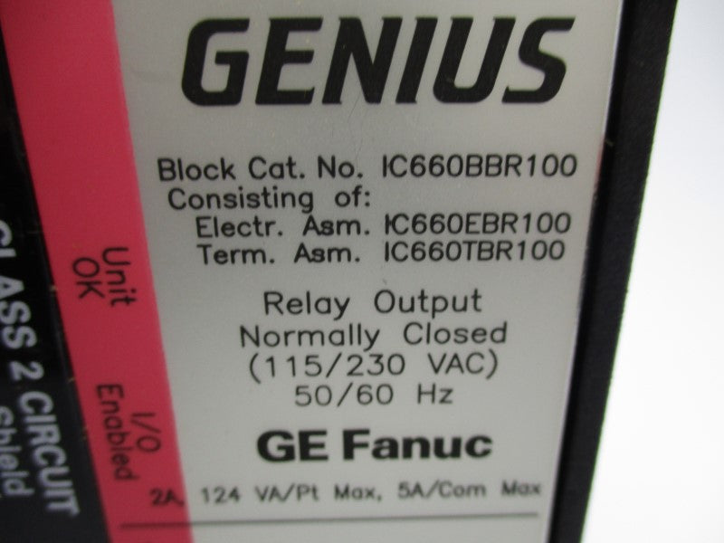 FANUC IC660BBR100M 115/230VAC NSMP