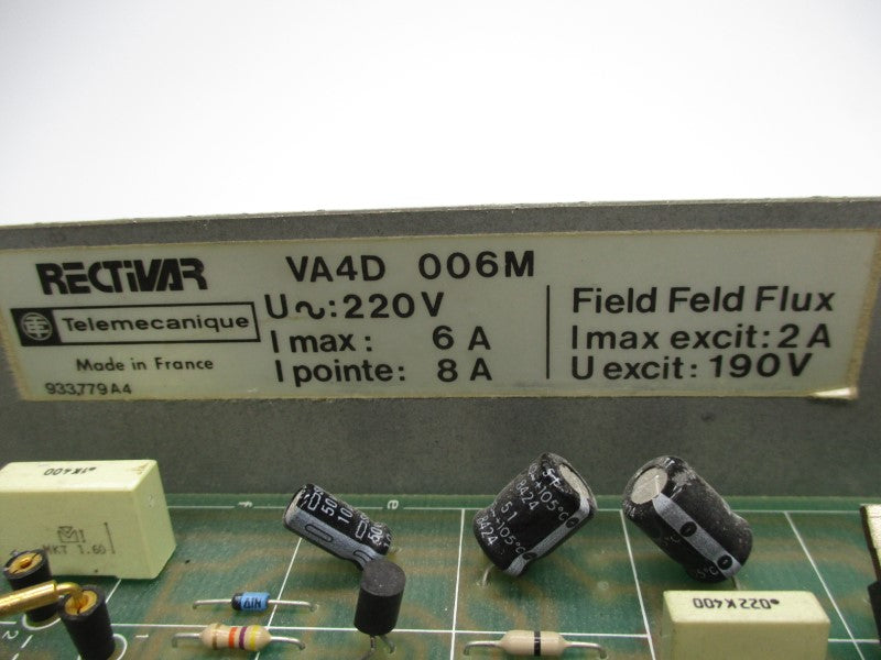 TELEMECANIQUE VA4D006M 220V 8A UNMP