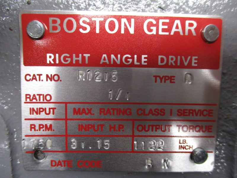 BOSTON GEAR R1215-D NSMP