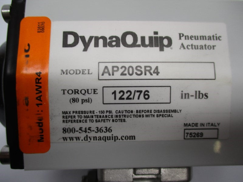 DYNAQUIP 1AWR4 AP20SR4 80PSI NSMP