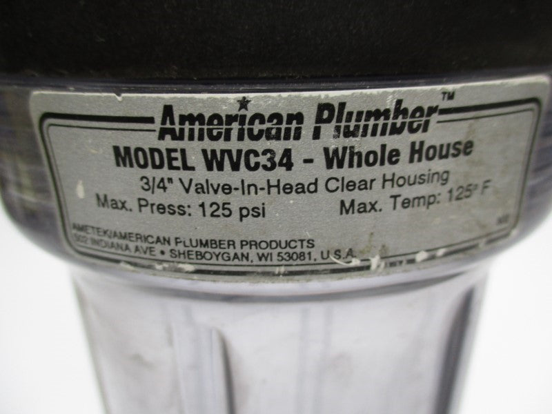 AMERICAN PLUMBER WVC34 125PSI 3/4" UNMP