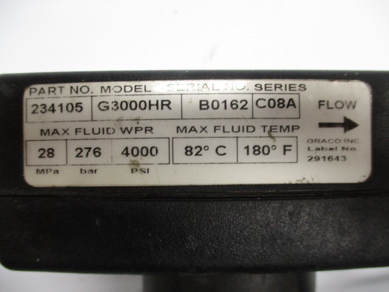GRACO G3000HR 4000PSI with INFORMER UNMP