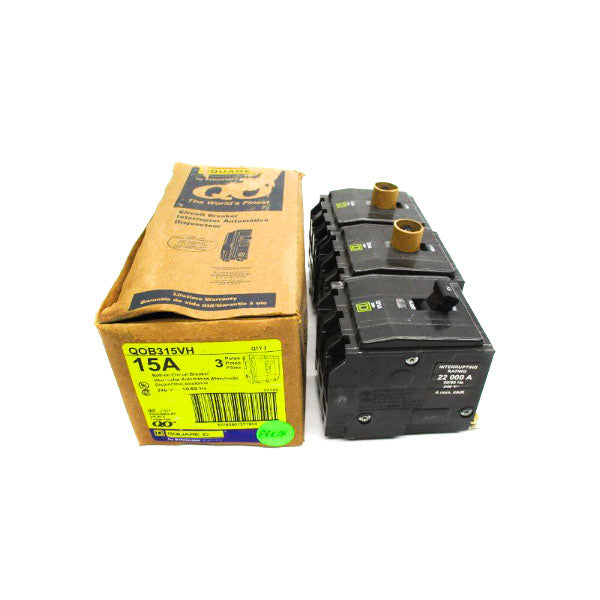 SQUARE D QOB315VH 240V 15A (PKG OF 3) NSMP