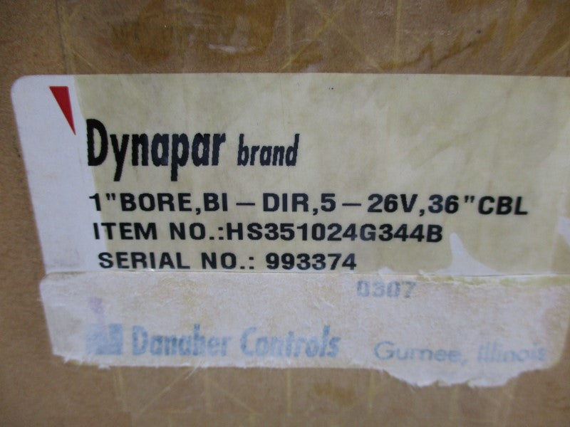 DYNAPAR HS351024G344B 26V 1" NSMP
