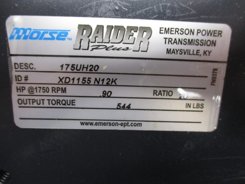 MORSE 175UH20 XD1155N12K NSMP
