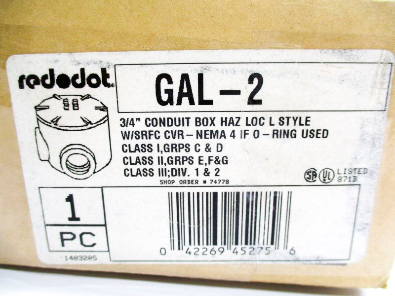 RED DOT GAL-2 3/4" NSMP