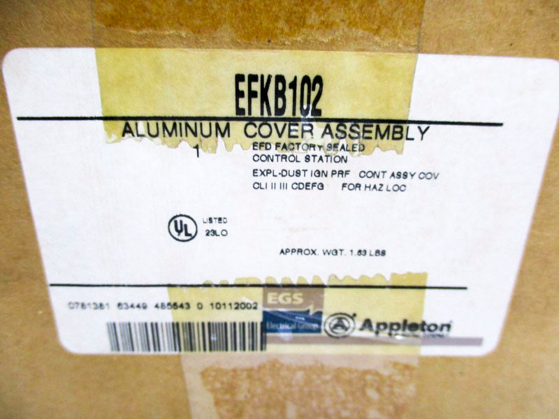 APPLETON EFKB102 600VAC NSMP