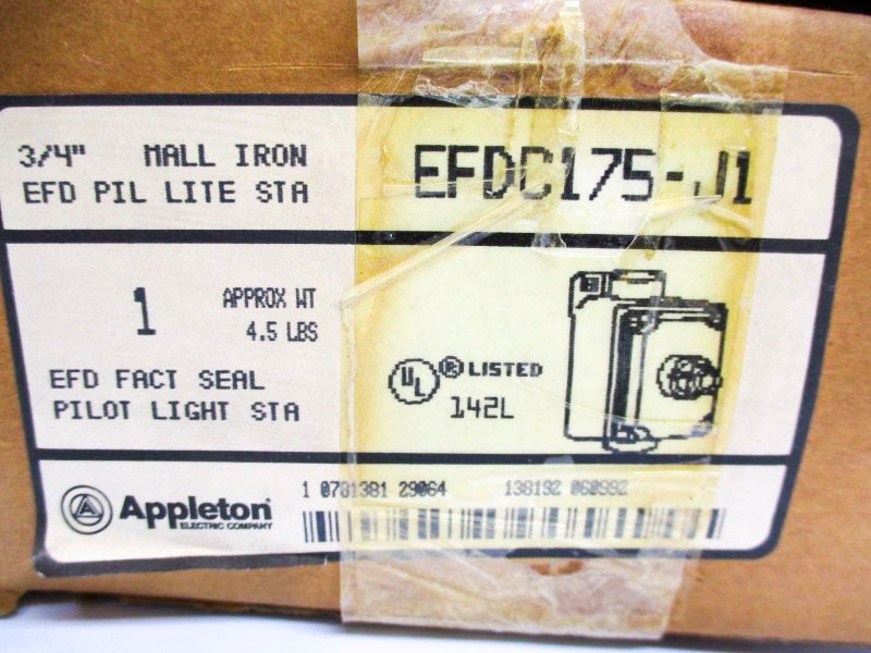 APPLETON EFDC175J1 125VAC 3/4" NSMP
