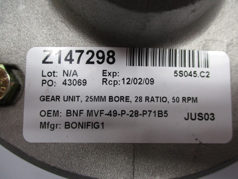BONFIGLIOLI VF-49-P-28-P71B5 NSNP
