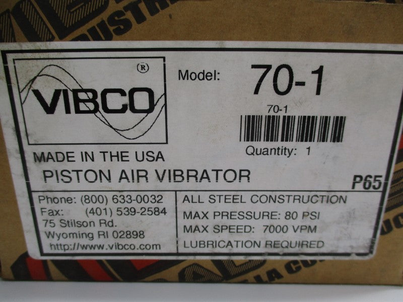 VIBCO 70-1 80PSI NSMP