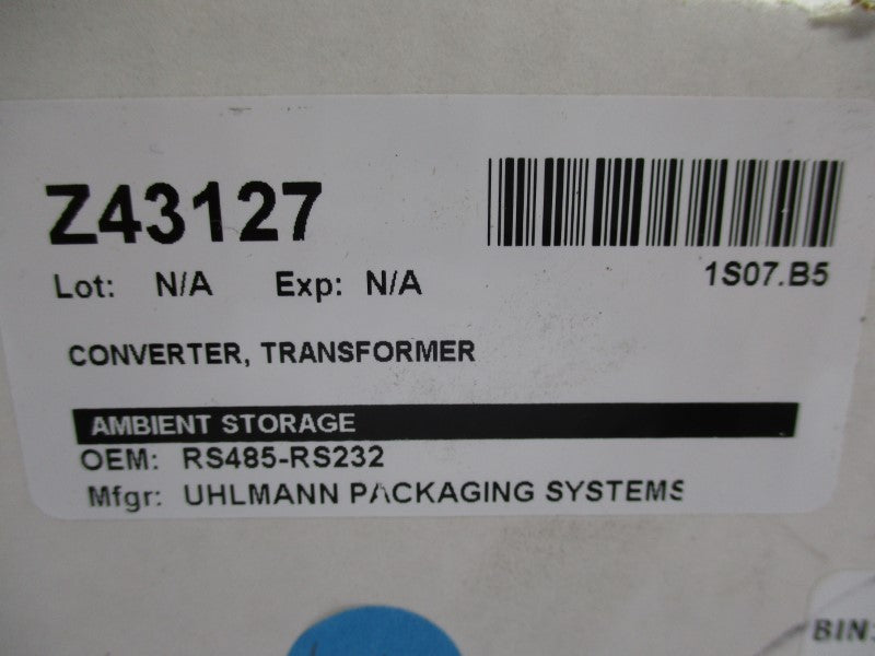 UHLMANN RS485-RS232 NSMP