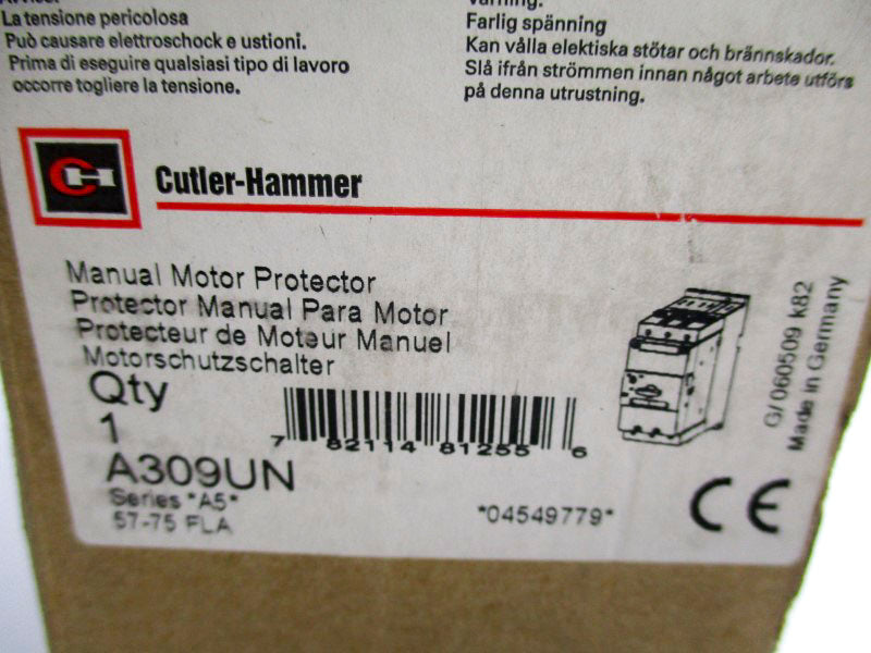 CUTLER HAMMER A309UN SER. A5 690V 57-75A NSMP