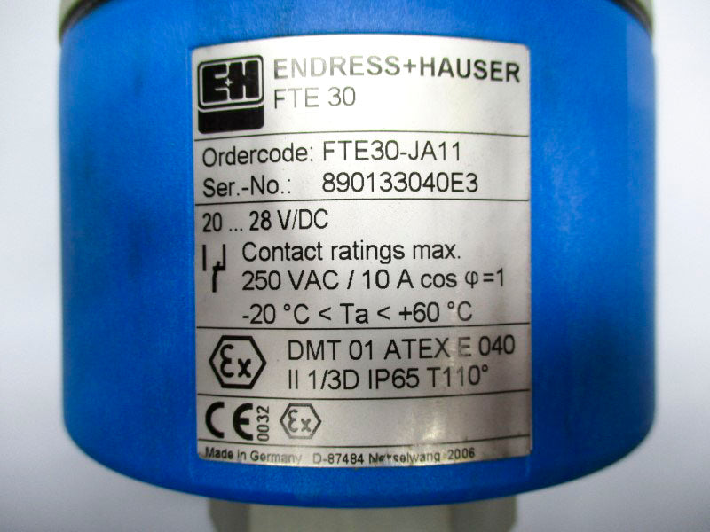ENDRESS+HAUSER FTE30-JA11 20-28VDC 10A NSMP