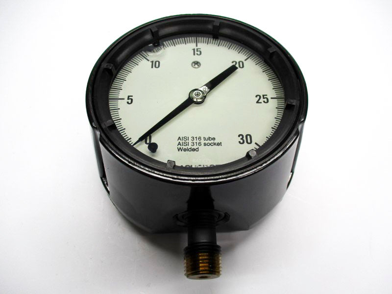 ASHCROFT 45-1279-SSL-04L-30# 0-30PSI 4-1/2" NSMP