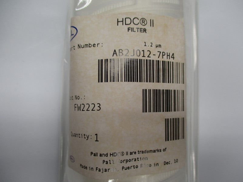 PALL AB2J012-7PH4 NSMP