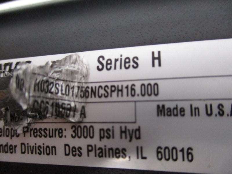 ATLAS INDUSTRIES H032SL01756NCSPH16.000 3000PSI NSNP