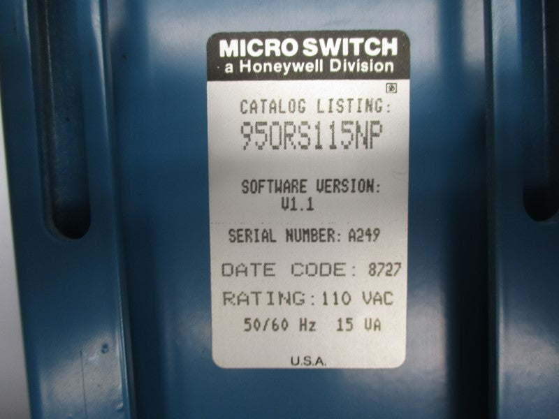 MICRO SWITCH 950RS115NP 110VAC NSMP