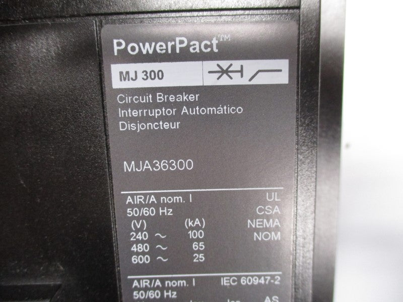 SQUARE D MJA36300 600V 300A NSNP