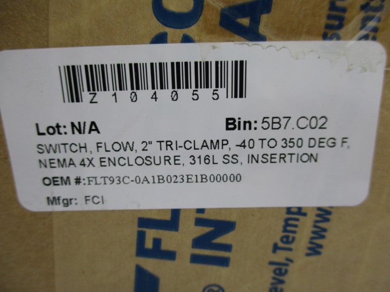 FCI FLT93C-0A1B023E1B00000 110/220VAC 6A NSMP