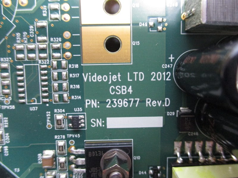 VIDEOJET CSB4 239677 REV D NSMP