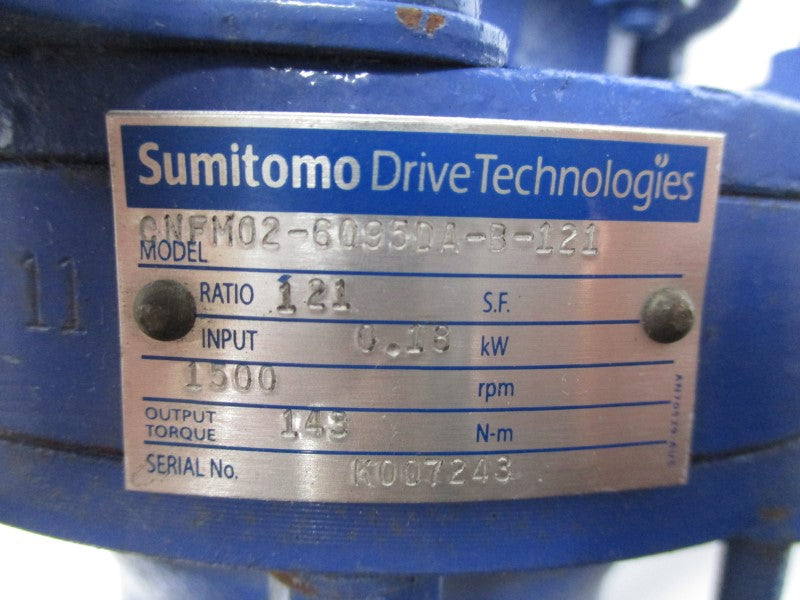 SUMITOMO TC-FX/FB-02A CNFM02-6095DA-B-121 240/415V 1.1/0.61A NSNP