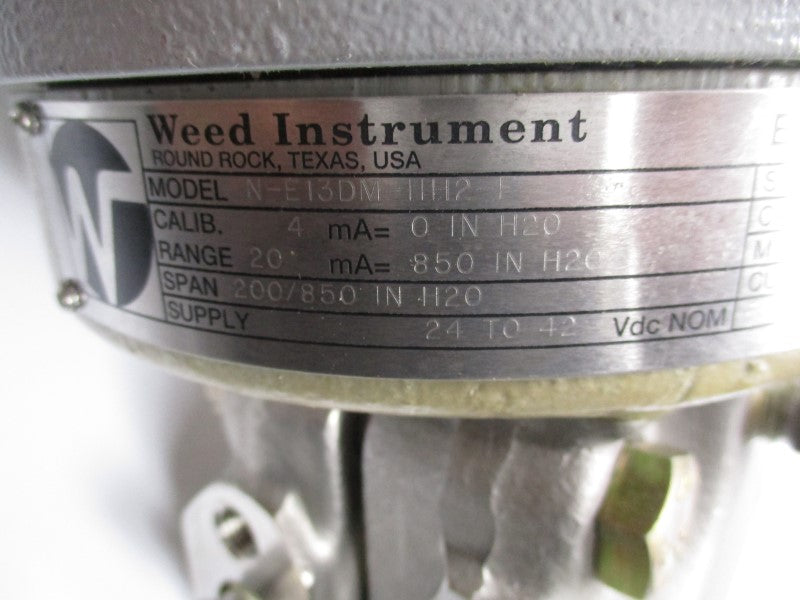 WEED INSTRUMENT N-E13DM-IIH2-F 24-42VDC 200-850PSI 1/2" NSNP