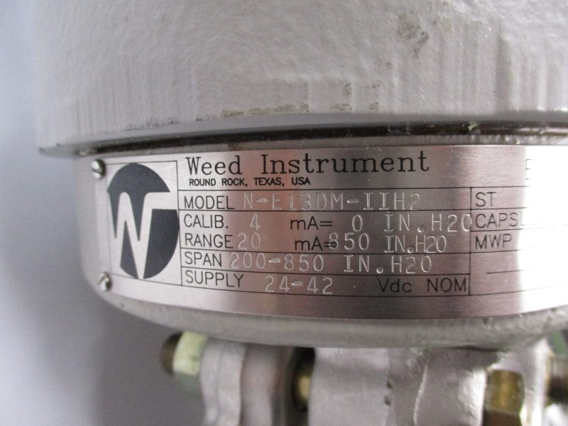 WEED INSTRUMENT N-E13DM-IIH2 24-42VDC 200-850PSI 1/2" NSNP