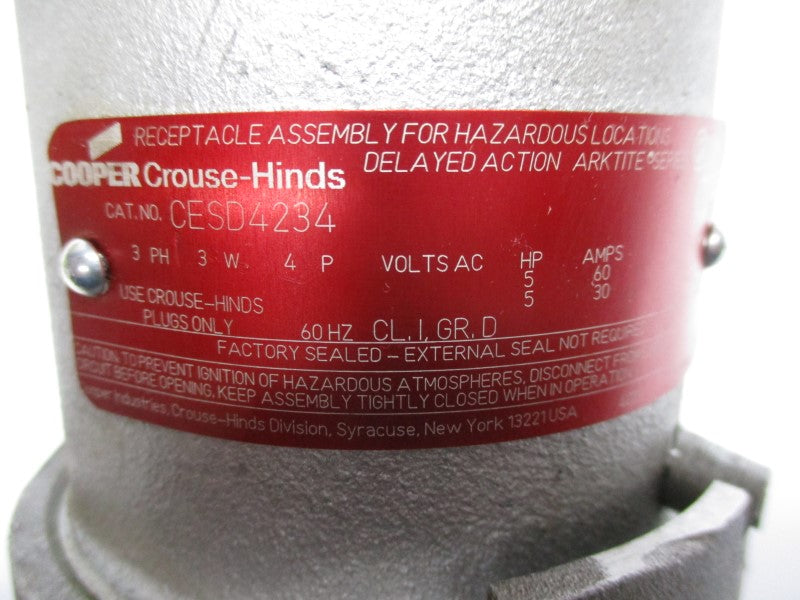 CROUSE HINDS CESD4234 60A 1-1/2" UNMP