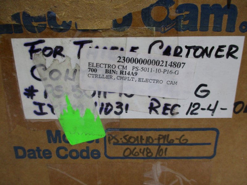 ELECTRO CAM PS-5011-10-P16-G 120VAC NSMP