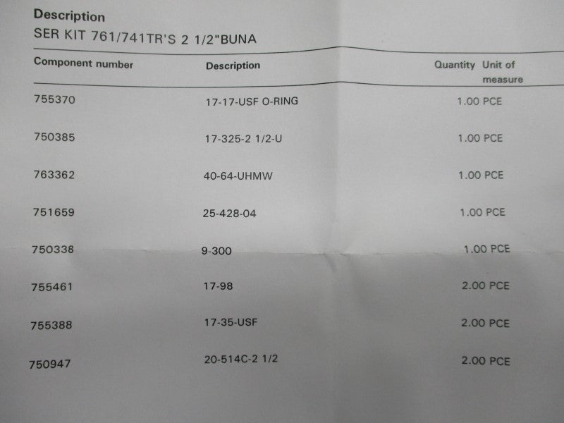 ALFA LAVAL 9613990112 961/741TRS 2-1/2" NSMP